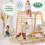 Goodevas CA IWPC-6IN1-CA Indoor Wooden Playground for Children - 6in1 Playground + Swings Set + Slide Board vendu par Veille sur toi
