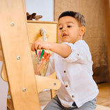 Goodevas CA IWPC-7IN1-CA Indoor Playground for Toddlers - 7in1 Playground + Swings Set + Slide Board + Art Set vendu par Veille sur toi