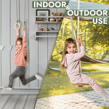 Goodevas CA SS-RL-GR-DSR-CA 3in1 Swings Set: Rope Ladder + Gymnastic Rings + Disc Rope Swing vendu par Veille sur toi