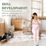 Goodevas CA SS-RL-GR-DSR-CA 3in1 Swings Set: Rope Ladder + Gymnastic Rings + Disc Rope Swing vendu par Veille sur toi