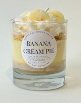 Gorgeous Wreck Design CANDLE-BananaCreamPie Chandelle dessert - Tarte à la crème de banane - Gorgeous Wreck Design vendu par Veille sur toi