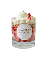 Gorgeous Wreck Design CANDLE-StrawberryRhubarb Chandelle dessert - Fraise et rhubarbe - Gorgeous Wreck Design vendu par Veille sur toi