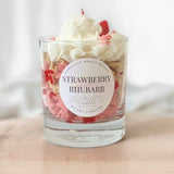 Gorgeous Wreck Design CANDLE-StrawberryRhubarb Chandelle dessert - Fraise et rhubarbe - Gorgeous Wreck Design vendu par Veille sur toi