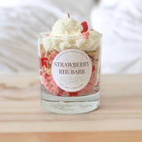 Gorgeous Wreck Design CANDLE-StrawberryRhubarb Chandelle dessert - Fraise et rhubarbe - Gorgeous Wreck Design vendu par Veille sur toi