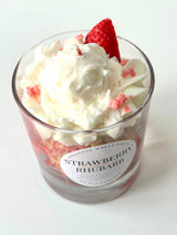 Gorgeous Wreck Design CANDLE-StrawberryRhubarb Chandelle dessert - Fraise et rhubarbe - Gorgeous Wreck Design vendu par Veille sur toi
