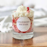 Gorgeous Wreck Design CANDLE-StrawberryRhubarb Chandelle dessert - Fraise et rhubarbe - Gorgeous Wreck Design vendu par Veille sur toi