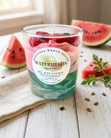 Gorgeous Wreck Design CANDLE-Watermelon Chandelle dessert - Melon d'eau - Gorgeous Wreck Design vendu par Veille sur toi