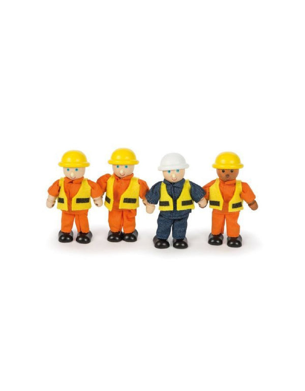 Figurine de bois - Les constructeurs de chantier - Bigjigs