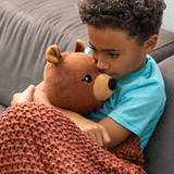 Hugimals HUG001BR Peluche lourde et apaisante - Darby l'ours - Hugimals vendu par Veille sur toi