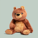 Hugimals HUG001BR Peluche lourde et apaisante - Darby l'ours - Hugimals vendu par Veille sur toi