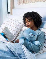 Hugimals HUG007CA Peluche lourde et apaisante - Frankie le chat - Hugimals vendu par Veille sur toi