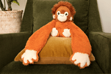 Hugimals HUG041OR-PB Peluche lestée enveloppante Hugaround - Ollie l'orang-outan - Hugimals vendu par Veille sur toi