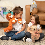 Hugimals HUG043BA - PB Peluche lestée enveloppante Hugaround - Berkeley la chauve-souris - Hugimals vendu par Veille sur toi