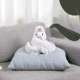 Hugimals HUG062UN-PB Peluche lestée enveloppante Hugaround - Echo la licorne - Hugimals vendu par Veille sur toi