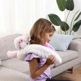 Hugimals HUG062UN-PB Peluche lestée enveloppante Hugaround - Echo la licorne - Hugimals vendu par Veille sur toi