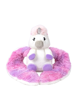 Hugimals HUG062UN-PB Peluche lestée enveloppante Hugaround - Echo la licorne - Hugimals vendu par Veille sur toi