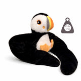 Hugimals HUG104P-PB Peluche lestée enveloppante Hugaround - Arlo le macareux - Hugimals vendu par Veille sur toi