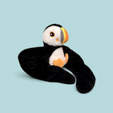 Hugimals HUG104P-PB Peluche lestée enveloppante Hugaround - Arlo le macareux - Hugimals vendu par Veille sur toi