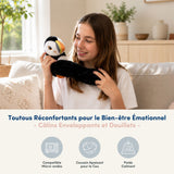 Hugimals HUG104P-PB Peluche lestée enveloppante Hugaround - Arlo le macareux - Hugimals vendu par Veille sur toi