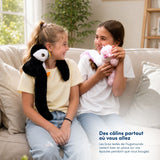 Hugimals HUG104P-PB Peluche lestée enveloppante Hugaround - Arlo le macareux - Hugimals vendu par Veille sur toi