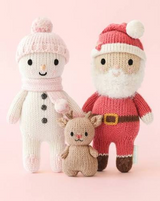 Plush with pretty box - Tiny 6" - Santa - Cuddle + Kind