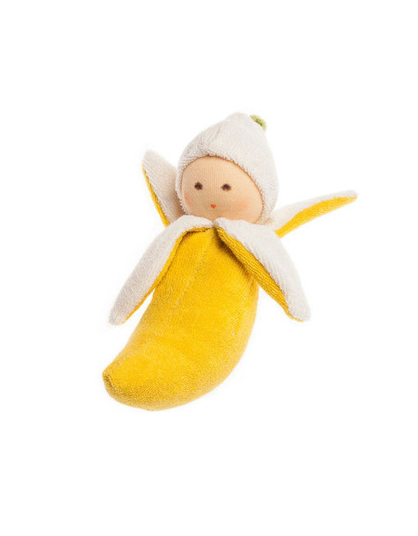Hochet biologique pour bébé - Banane - Nanchen Natur