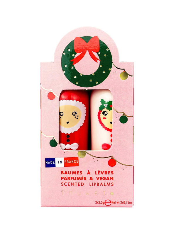 Duo de baume pour les lèvres de la collection Noël - Inuwet | Veille sur toi