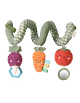 Itzy Ritzy 303101940 Jouet d'activité spirale pour siège d'auto ou poussette Bitzy Bespoke™ - Itzy Ritzy Légumes vendu par Veille sur toi