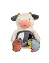 Itzy Ritzy 306601562 Peluche Vache avec miroir sensoriel - Itzy Ritzy vendu par Veille sur toi