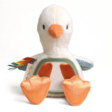 Itzy Ritzy 306602156 Peluche Oie avec miroir sensoriel - Itzy Ritzy vendu par Veille sur toi