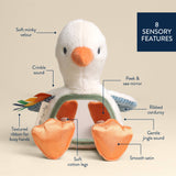 Itzy Ritzy 306602156 Peluche Oie avec miroir sensoriel - Itzy Ritzy vendu par Veille sur toi