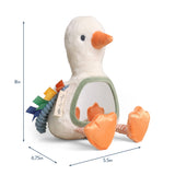 Itzy Ritzy 306602156 Peluche Oie avec miroir sensoriel - Itzy Ritzy vendu par Veille sur toi