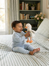 Itzy Ritzy 306602156 Peluche Oie avec miroir sensoriel - Itzy Ritzy vendu par Veille sur toi