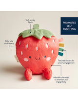 Itzy Ritzy 306701608 Peluche câline - Bonnie la Fraise - Sweetie Snuggles™ - Itzy Ritzy vendu par Veille sur toi