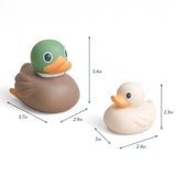 Itzy Ritzy 456402188 Jouet de bain - La famille Itzy ducky - Canard Colvert - Itzy Ritzy vendu par Veille sur toi