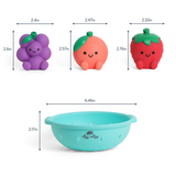 Itzy Ritzy 456501753 Jouets de bain Splash Pals™ - Fruits - Itzy Ritzy vendu par Veille sur toi