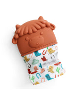 Itzy Ritzy 604201740 Gants de dentition en silicone Itzy Mitt™ - Itzy Ritzy Vache Highland vendu par Veille sur toi