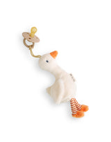 Itzy Ritzy 704901880 Peluche et suce en caoutchouc naturel Bitzy Pal™ - Itzy Ritzy Petite oie vendu par Veille sur toi