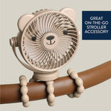 Itzy Ritzy Canada 905951780 *New* Itzy Breeze 3-Speed Stroller Fan™ Taupe vendu par Veille sur toi