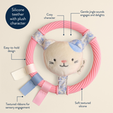 Itzy Ritzy Itzy Ring Pal™ - Anneau de dentition avec peluche - Itzy Ritzy vendu par Veille sur toi