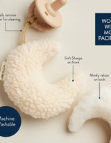 Itzy Ritzy Peluche et suce en silicone Sweetie Pal™ - Itzy Ritzy vendu par Veille sur toi