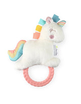 Itzy Ritzy PRT8310 Hochet en peluche avec anneau de dentition - Itzy Ritzy Licorne vendu par Veille sur toi