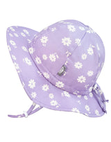 Jan & Jul Chapeau Soleil Floppy en Coton - Marguerites Violettes - Jan & Jul vendu par Veille sur toi