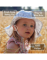 Jan & Jul Chapeau Soleil Floppy en Coton - Prairie Rose - Jan & Jul vendu par Veille sur toi