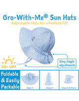 Jan & Jul Chapeau Soleil Floppy en Coton - Prairie Rose - Jan & Jul vendu par Veille sur toi