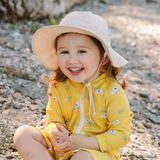 Jan & Jul Chapeau soleil floppy en coton - Sable - Jan & Jul vendu par Veille sur toi