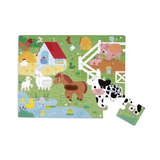 Janod J02491 Casse-tête tactile 20 pièces - La ferme - Janod vendu par Veille sur toi