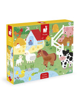 Janod J02491 Casse-tête tactile 20 pièces - La ferme - Janod vendu par Veille sur toi