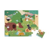 Janod J02492 Casse-tête tactile 20 pièces - La forêt - Janod vendu par Veille sur toi