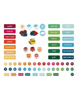 Janod J05466 Calendrier magnétique en français - Janod vendu par Veille sur toi